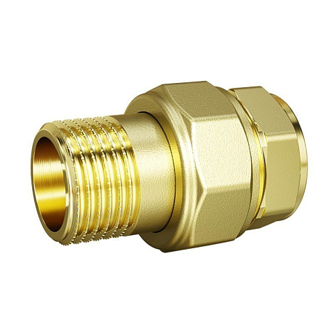 Американки латунные DN 15-50 PN 40 муфта-штуцер прямые LD Pride купить в Нижнем Новгороде | "Проконсим"